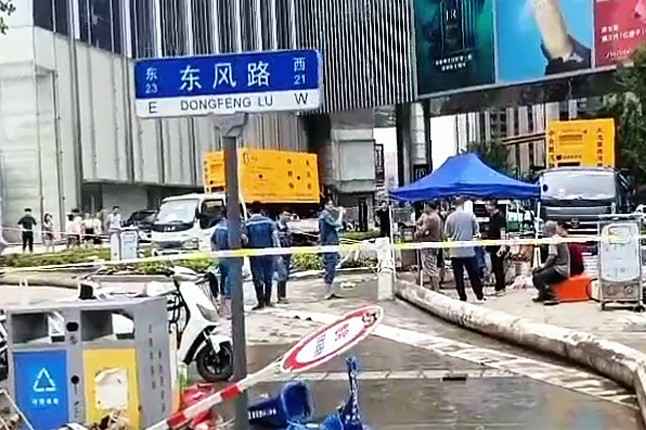 开云网-开云网(中国)排涝突击队在排涝现场